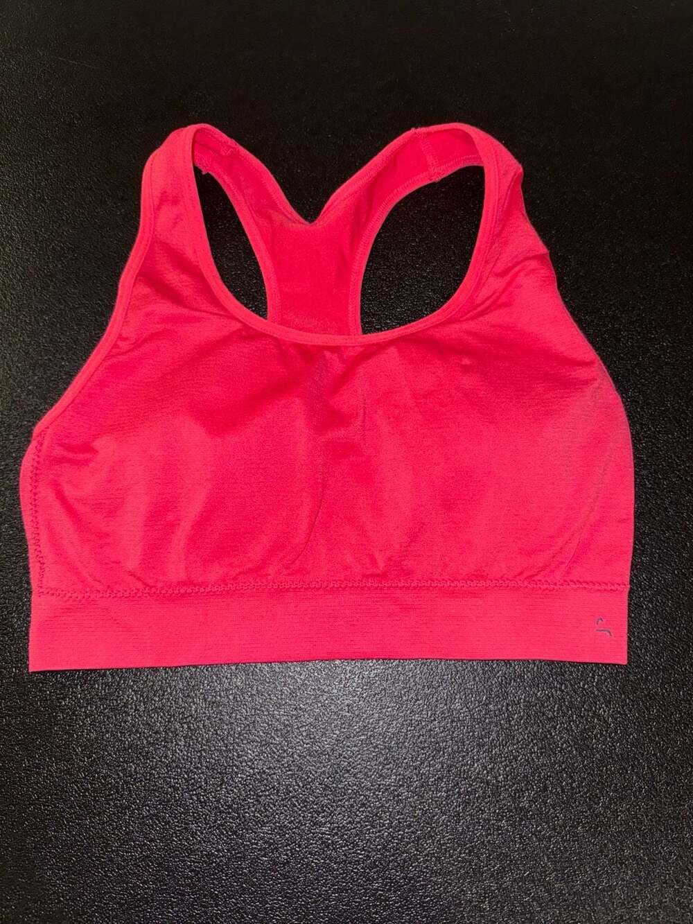 Nautica Sports Bra Size L Pink Seamless Racerback